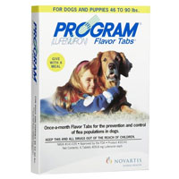 Program Flavour Tabs For Dogs 46 - 90 Lbs (white) 6 Tablet
